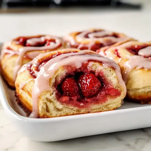 Strawberry Cinnamon Rolls