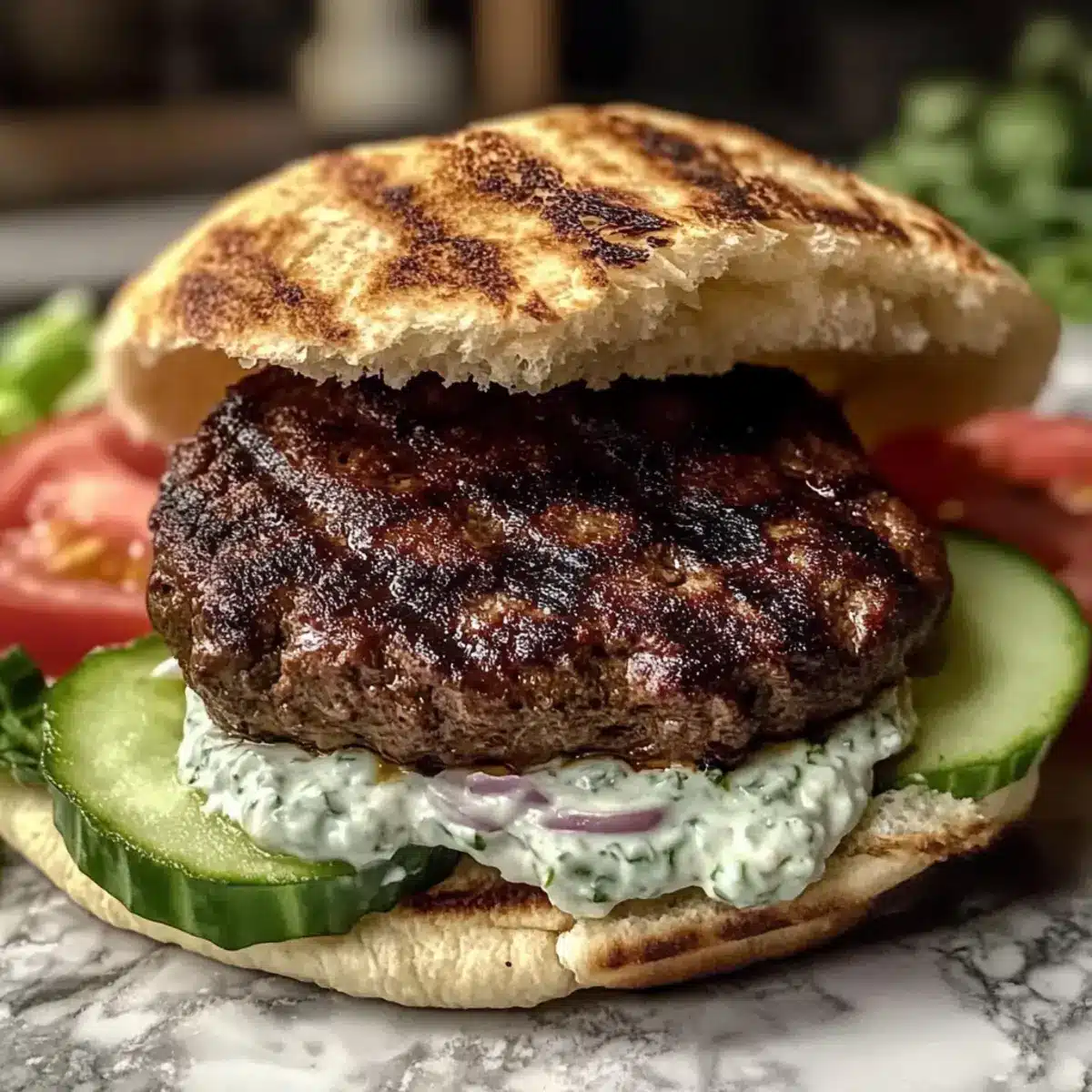 Easy Lebanese Kafta Burger