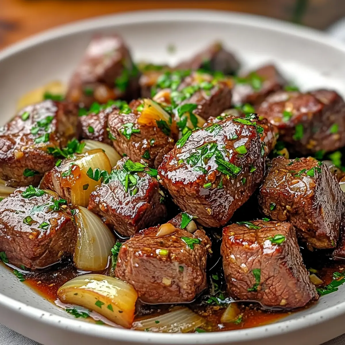 Garlic Butter Steak Bites