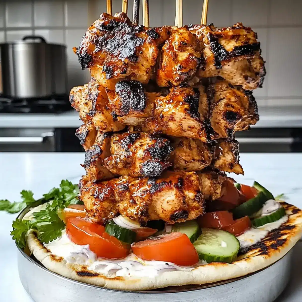 Easy Greek Chicken Gyros