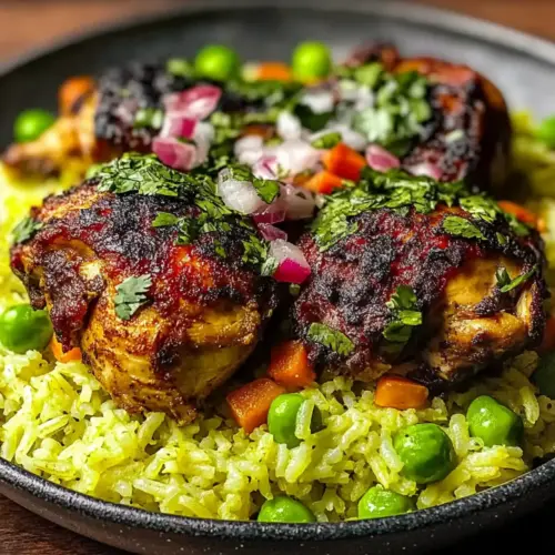 Peruvian Chicken and Rice (Arroz con Pollo)
