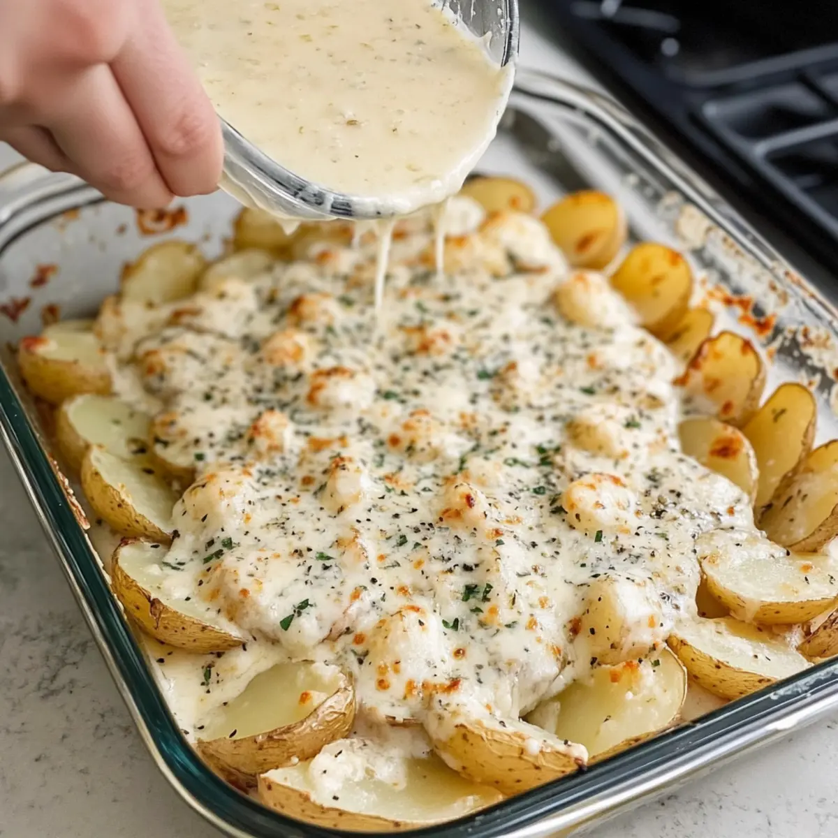 Creamy Parmesan Oven-Baked Potatoes