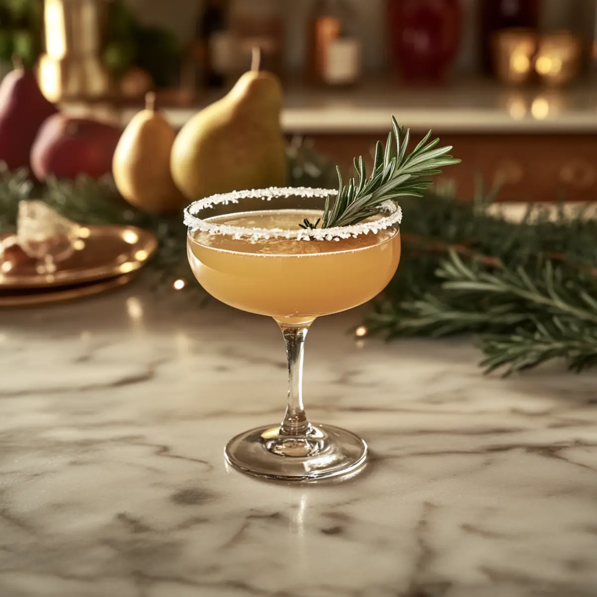 Pear and Honey Mocktail