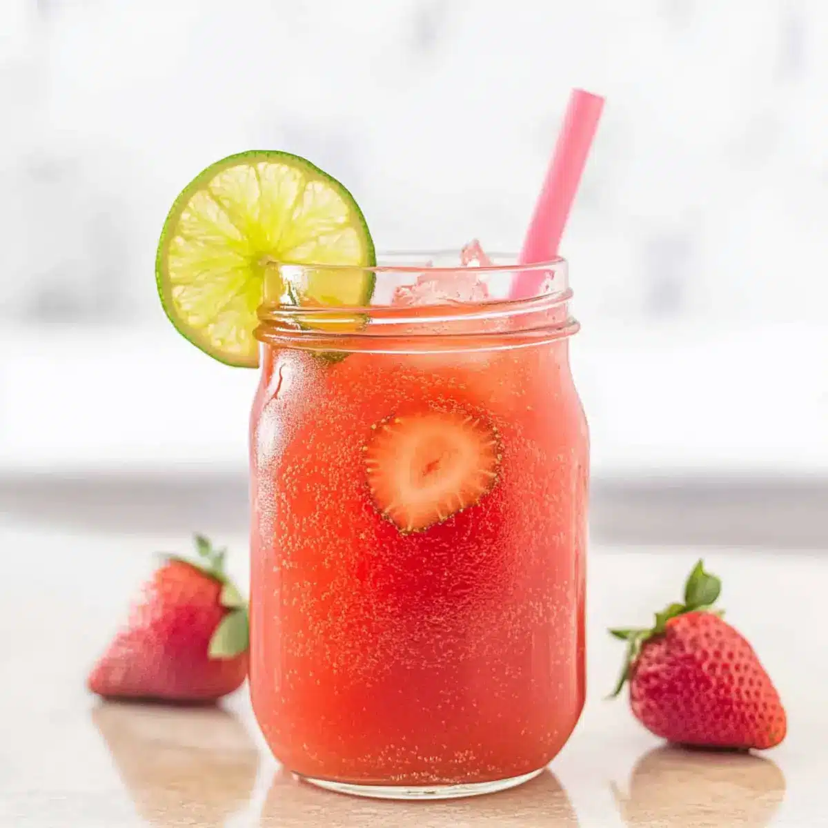 Strawberry Vanilla Smoothie