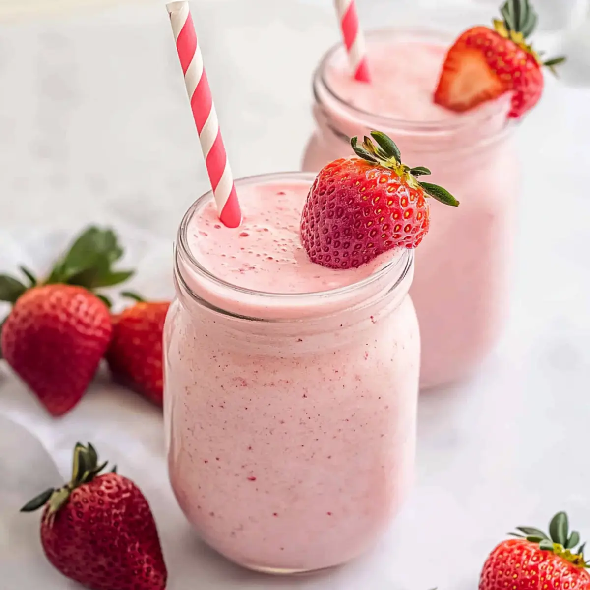 Strawberry Vanilla Smoothie