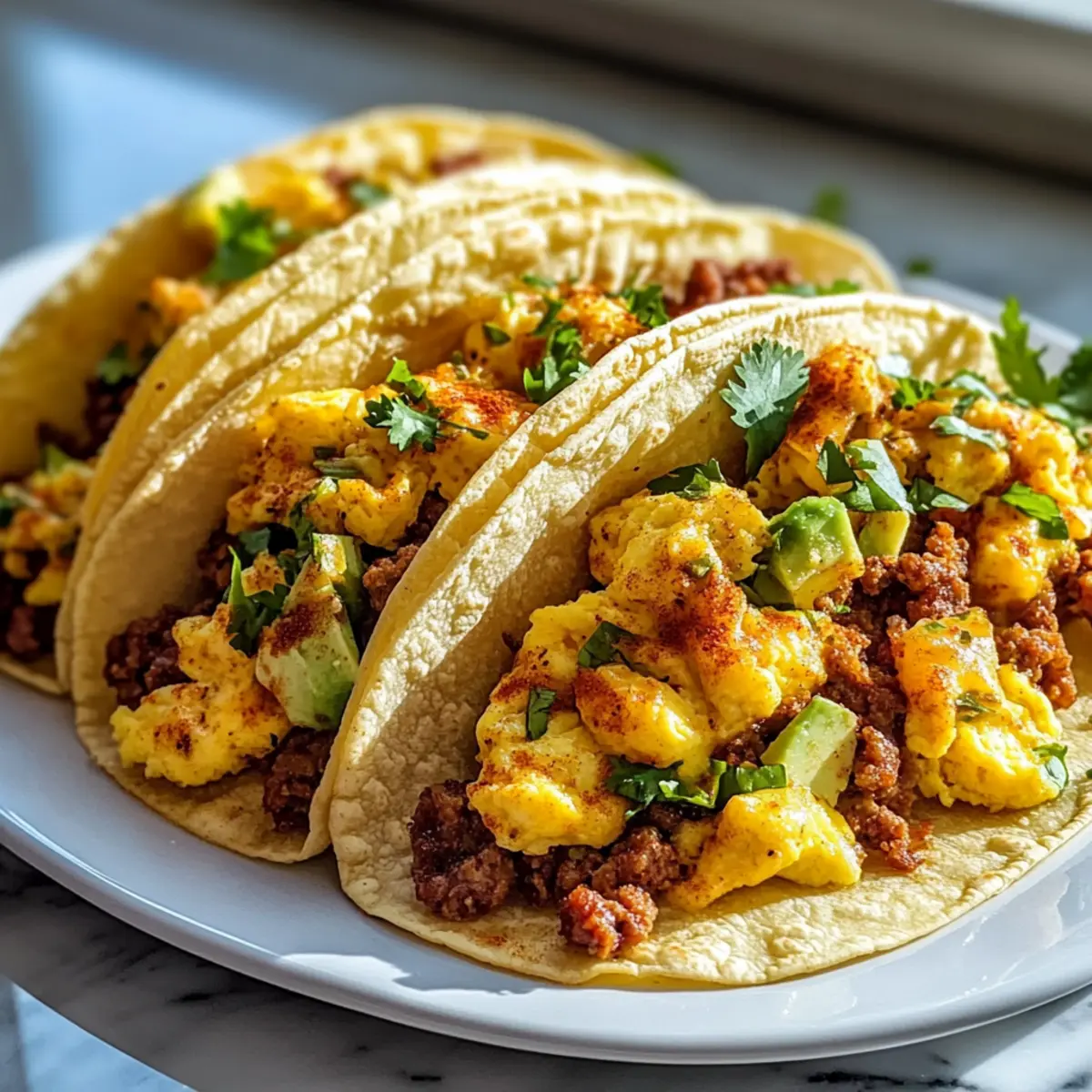 Delicious Baked Breakfast Tacos