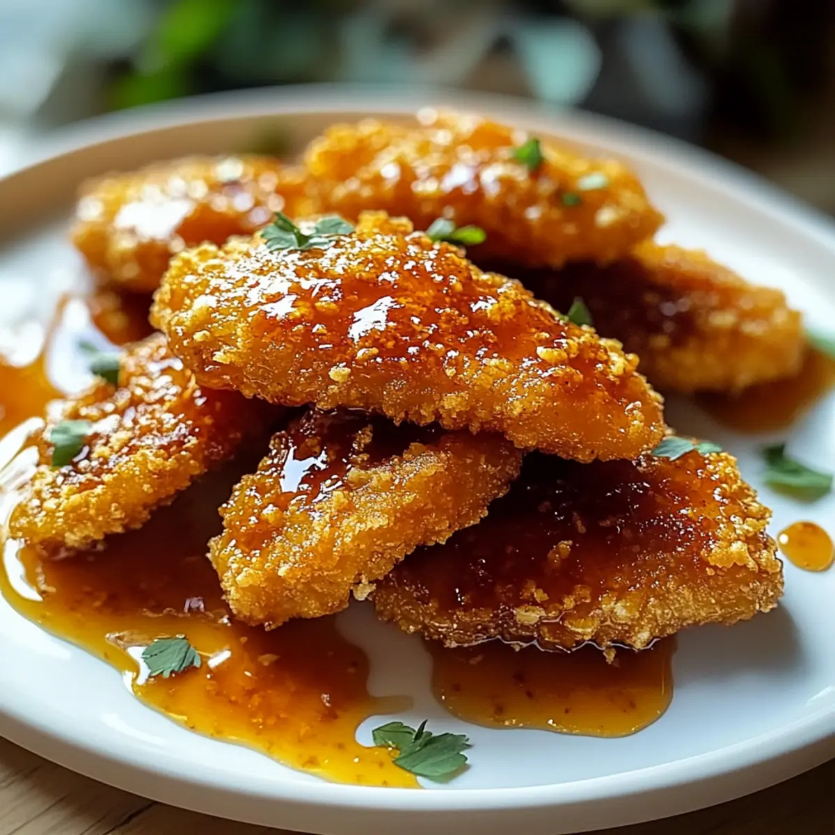 Sweet & Spicy Crispy Hot Honey Chicken