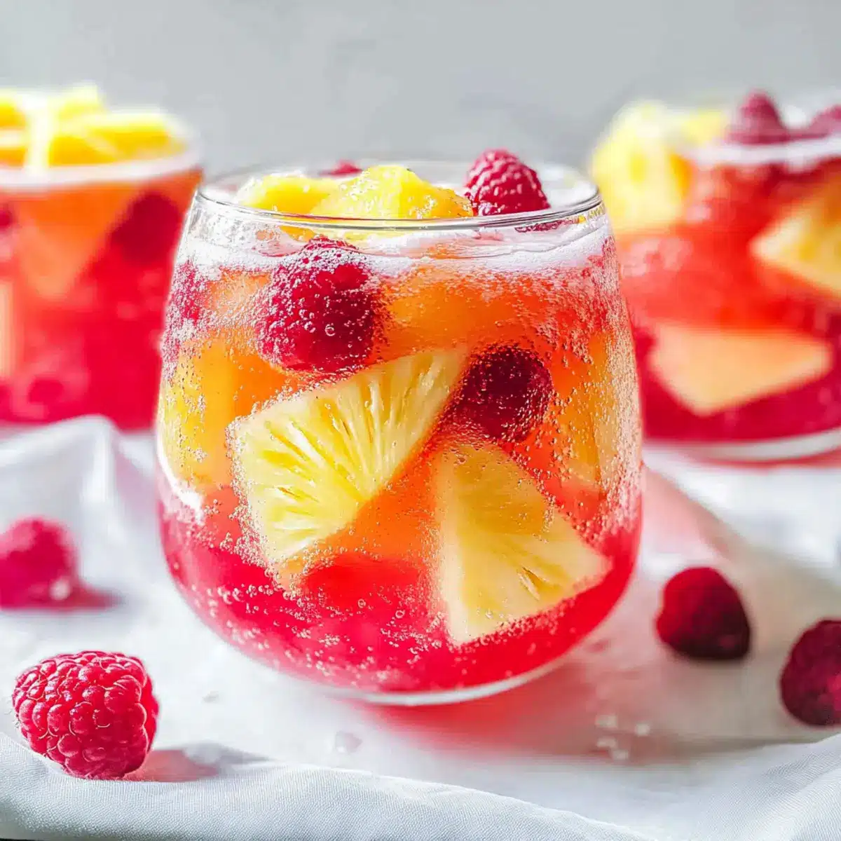 Rainbow Sherbet Punch