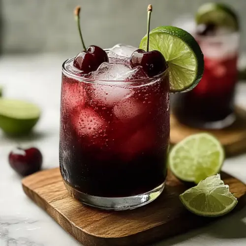 Midnight Tart Cherry Mocktail