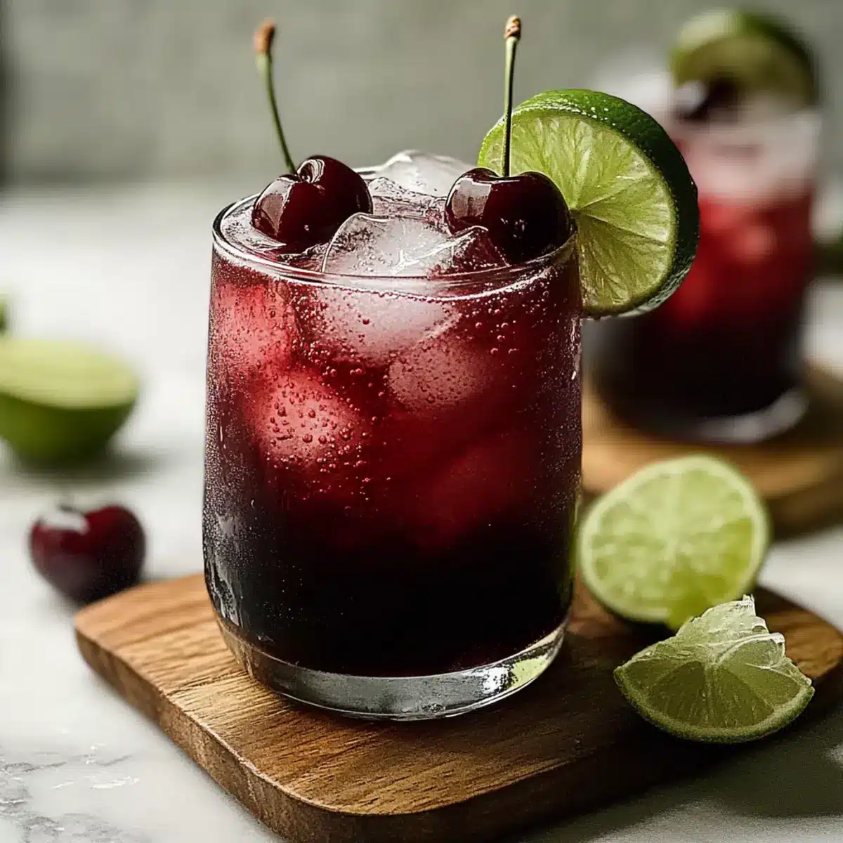 Midnight Tart Cherry Mocktail