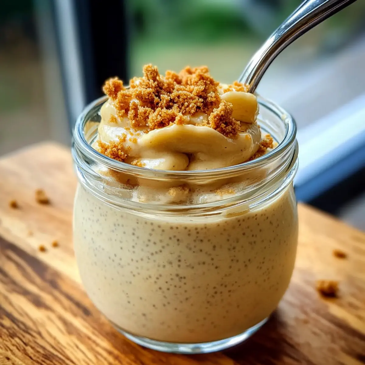 Magical Banana Cream Pie Blended Chia Pudding