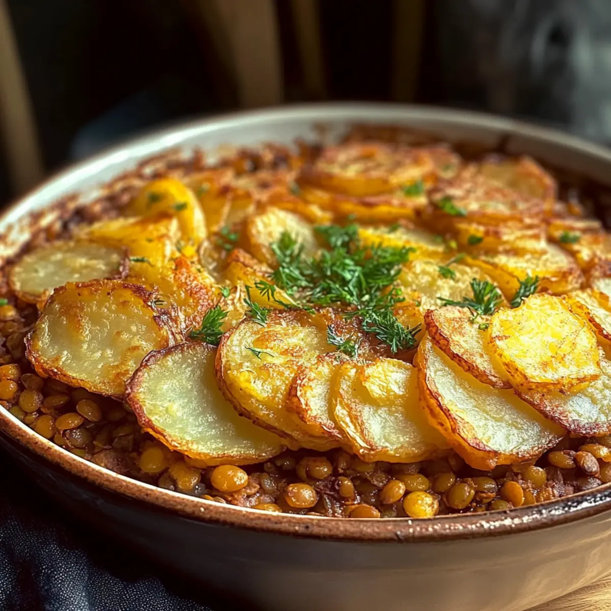 Easy Vegan Hotpot with Lentils