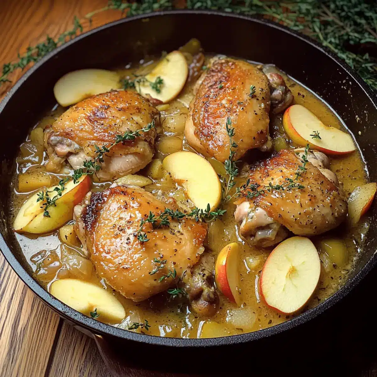French Apple Cider Chicken