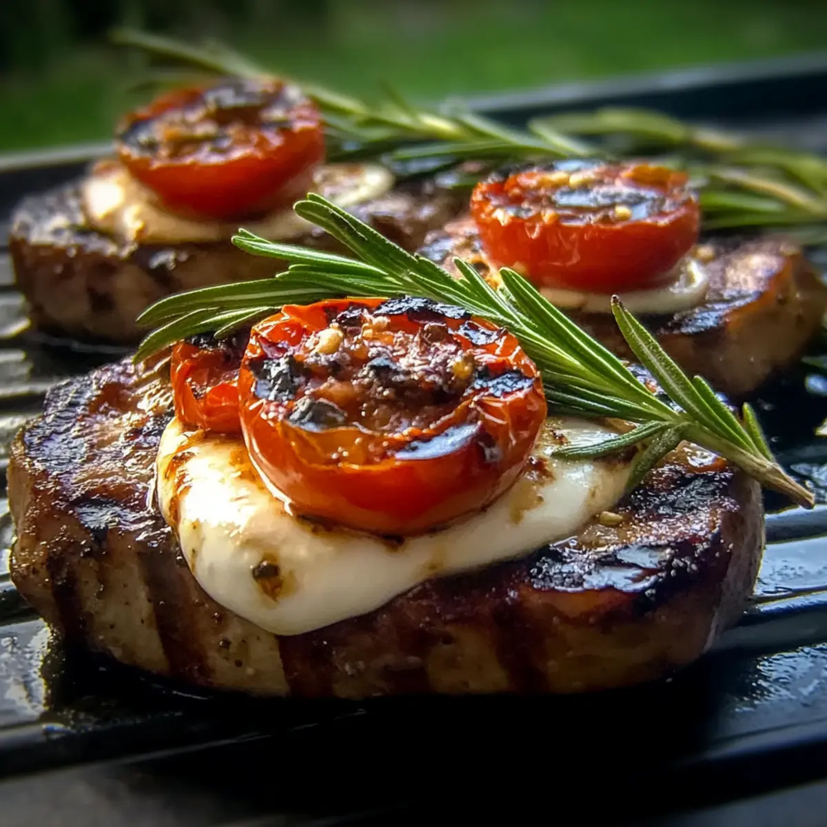 Grilled Italian Pork Chops