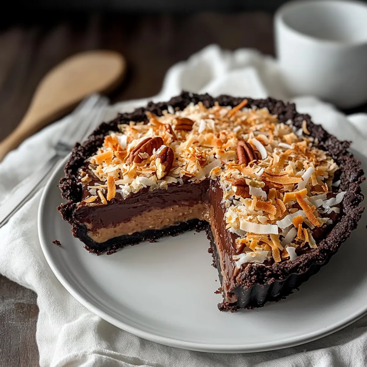 No-Bake German Chocolate Pie