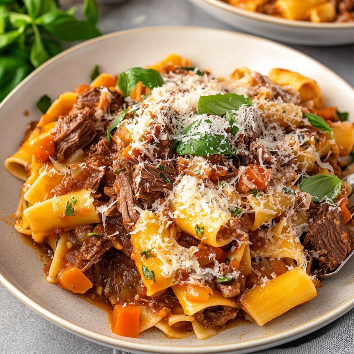 Chuck Roast Pasta