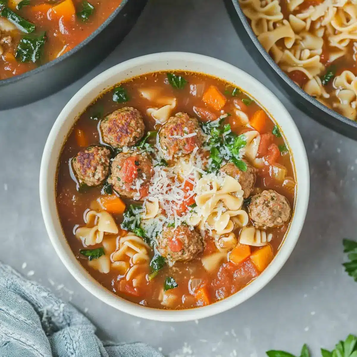 Easy Meatball Soup