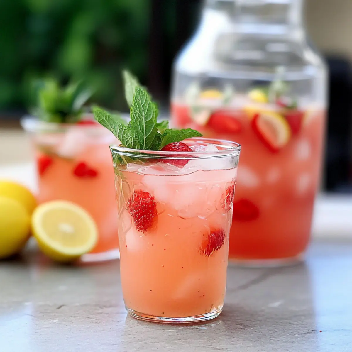 Easy Strawberry Lemonade