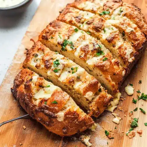 Gridded Cheesy Bread
