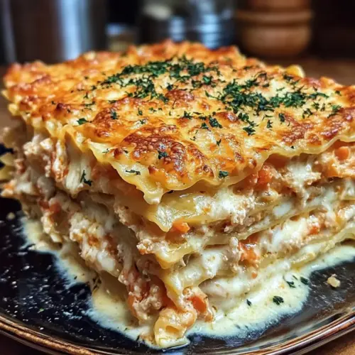 Creamy Shrimp Crab Lasagna Bliss