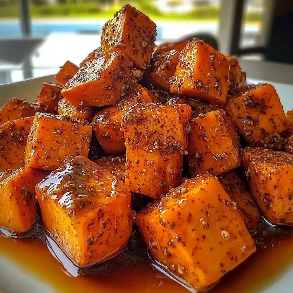 Cinnamon Maple Roasted Sweet Potatoes