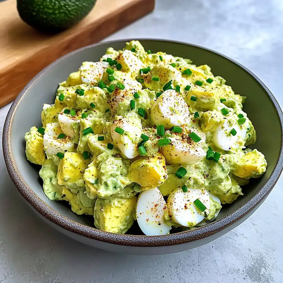 Creamy Keto Avocado Egg Salad