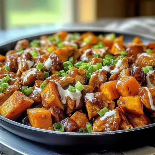 BBQ Chicken Sweet Potato Skillet