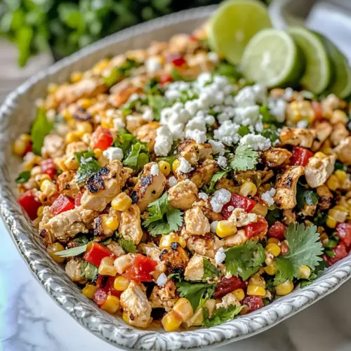 Healthy Street Corn-Inspired Chicken Salad