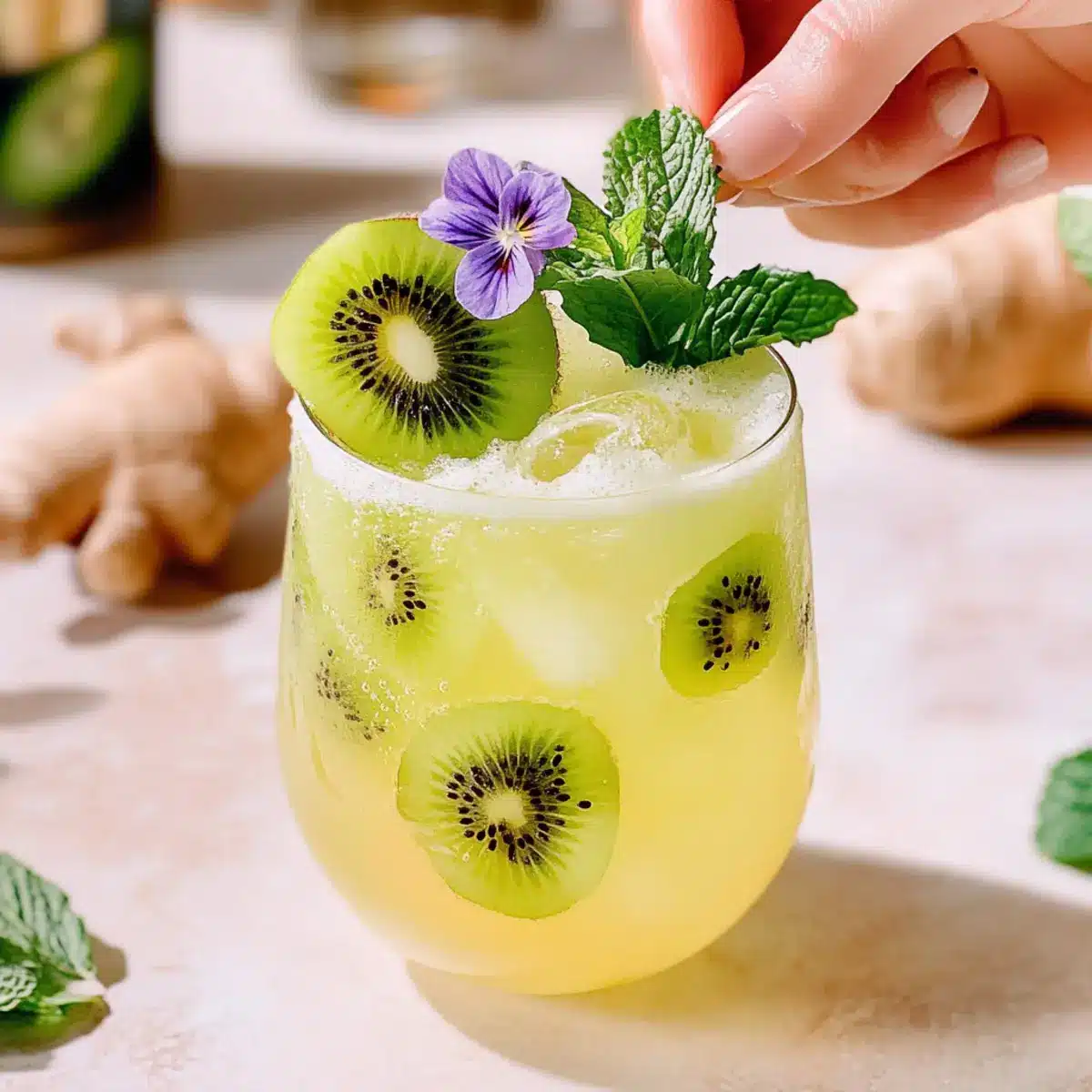 Kiwi Crush Mocktail