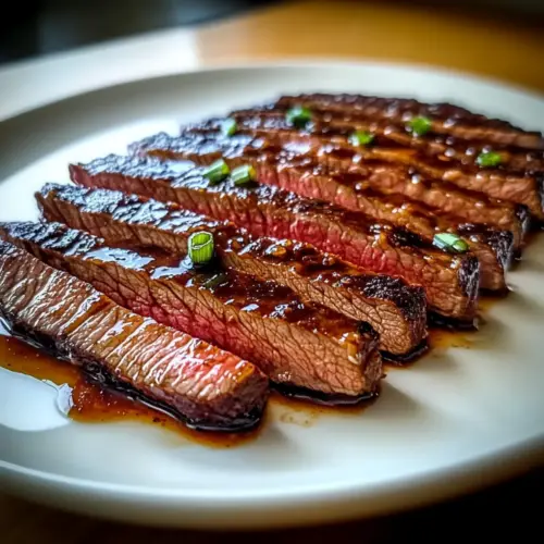 Savory Ginger Soy Flank Steak