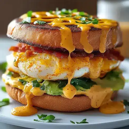 Spicy Chipotle Egg Breakfast Sandwiches