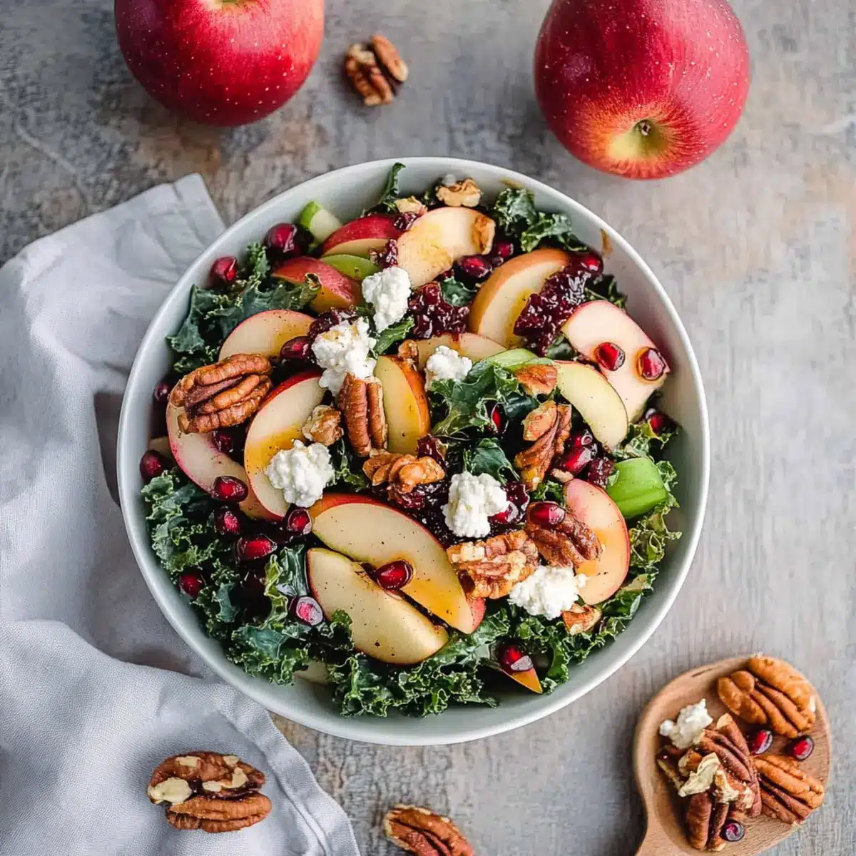 Harvest Kale Apple Salad