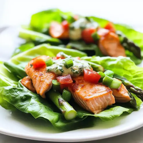 Clean Eating Salmon Lettuce Wraps