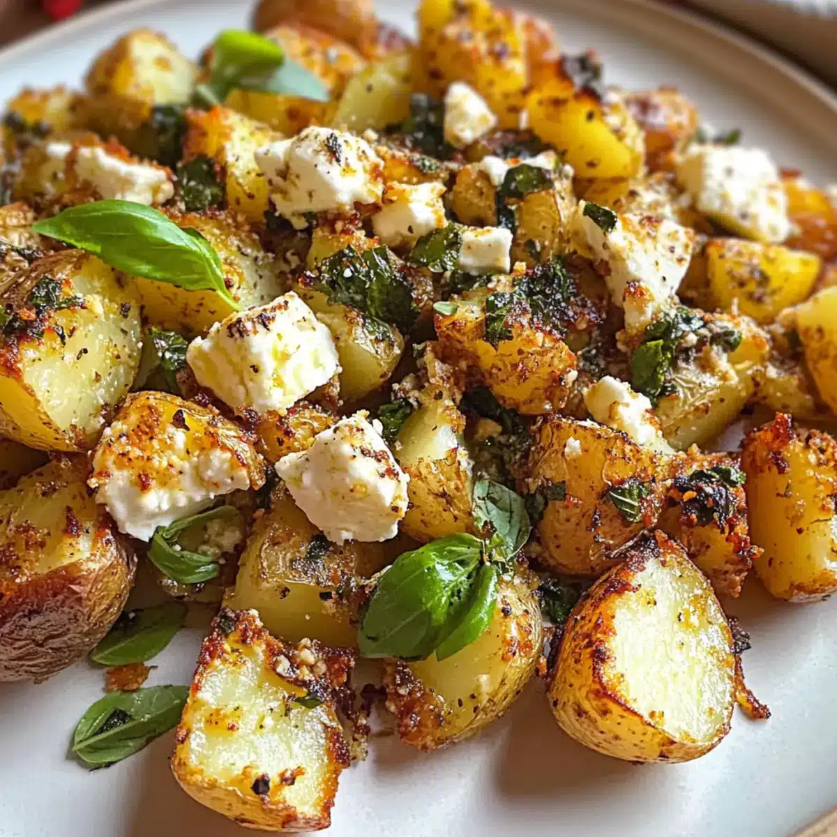 Baked Feta Potatoes
