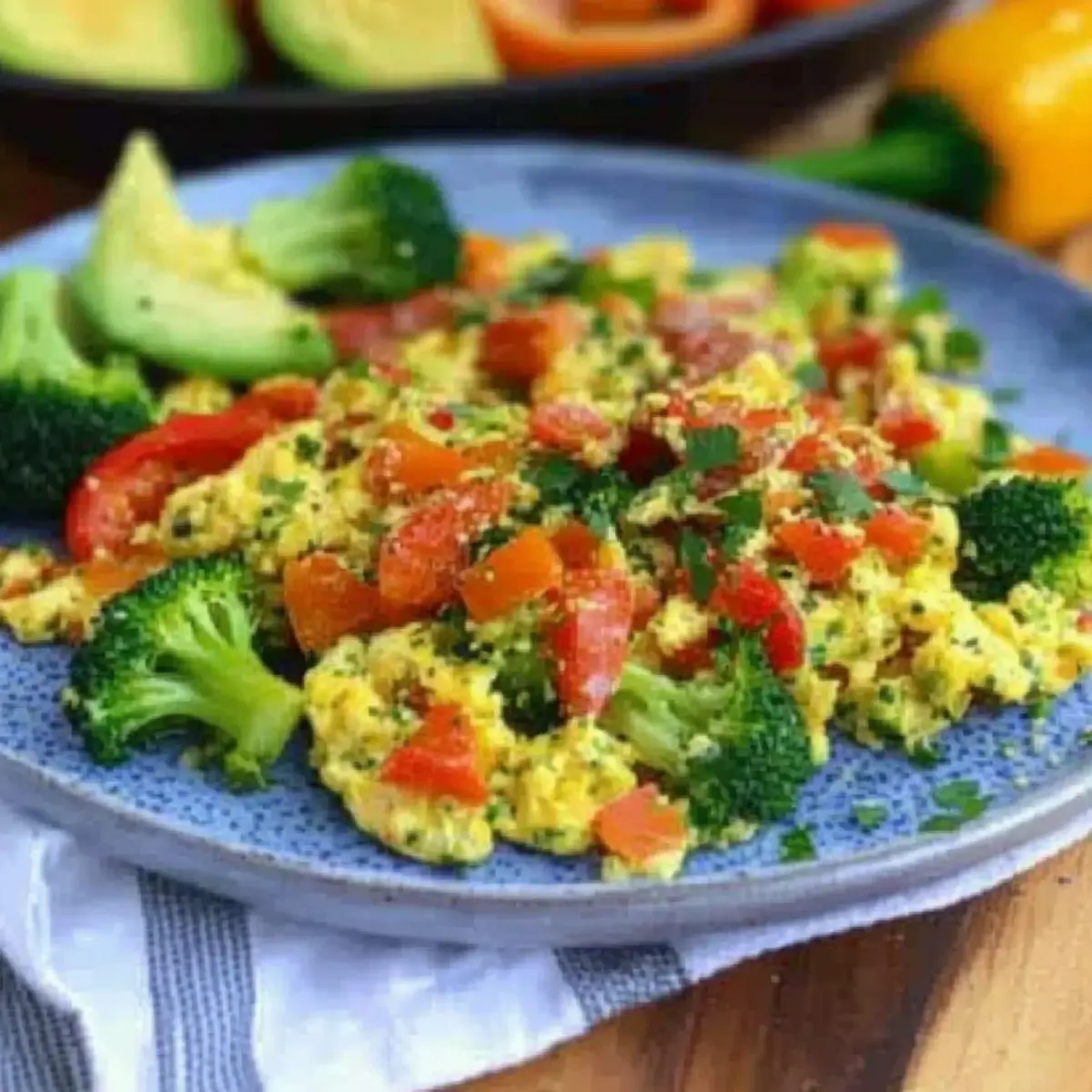 Low Carb Veggie Scramble