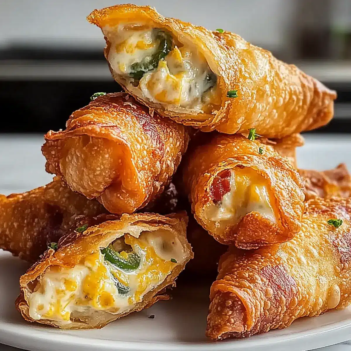 Jalapeño Popper Egg Rolls