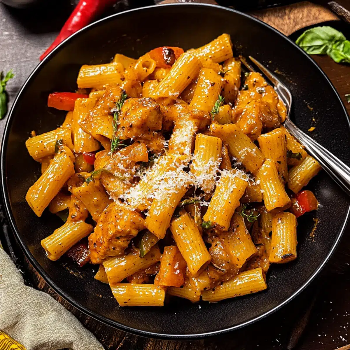 Authentic Jerk Chicken Rasta Pasta