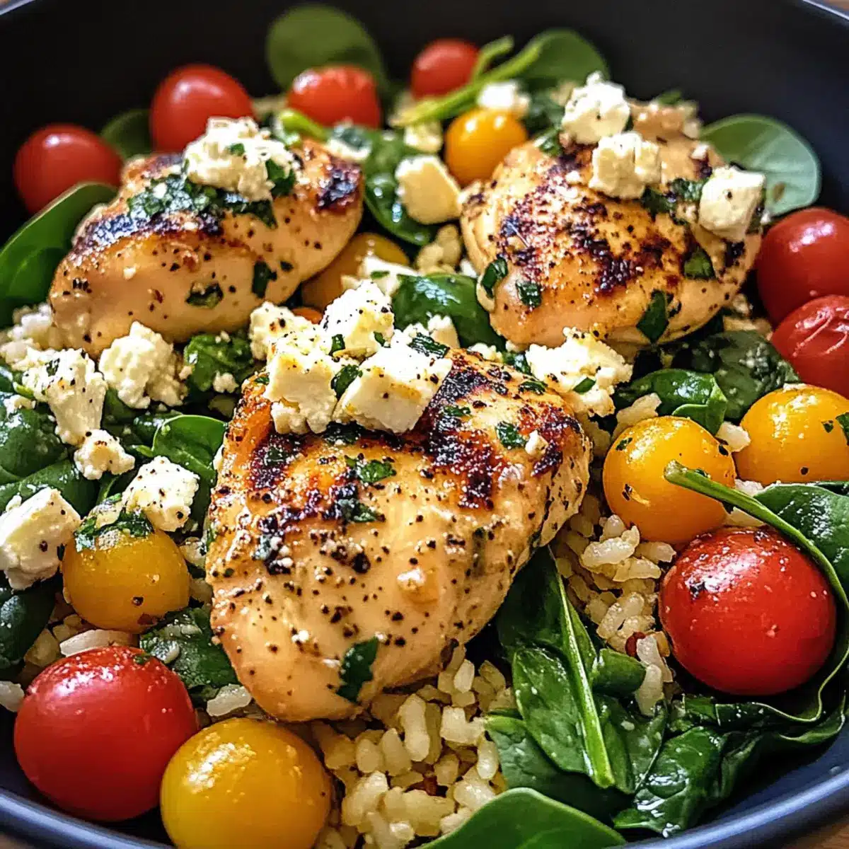 Greek Chicken and Lemon Rice