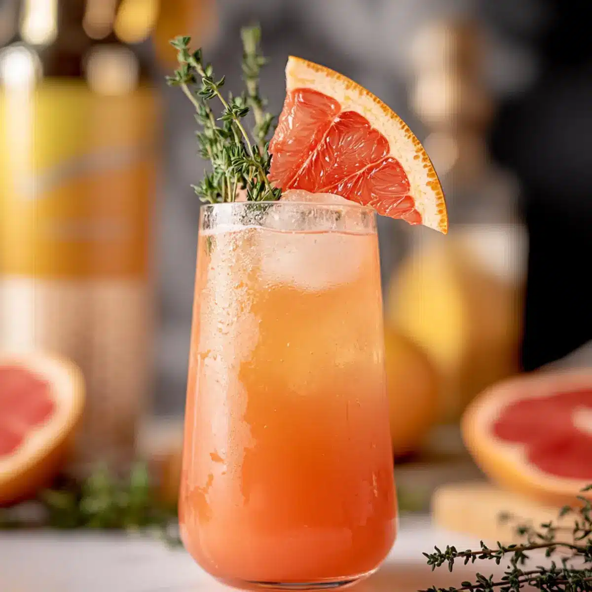 Grapefruit Aperol Spritz Mocktail