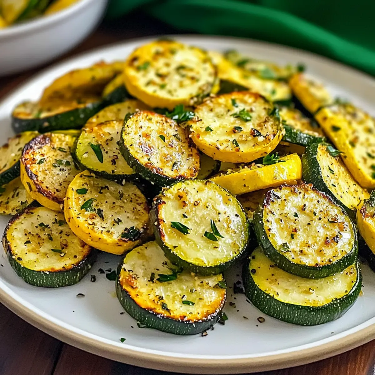 Air Fryer Squash and Zucchini