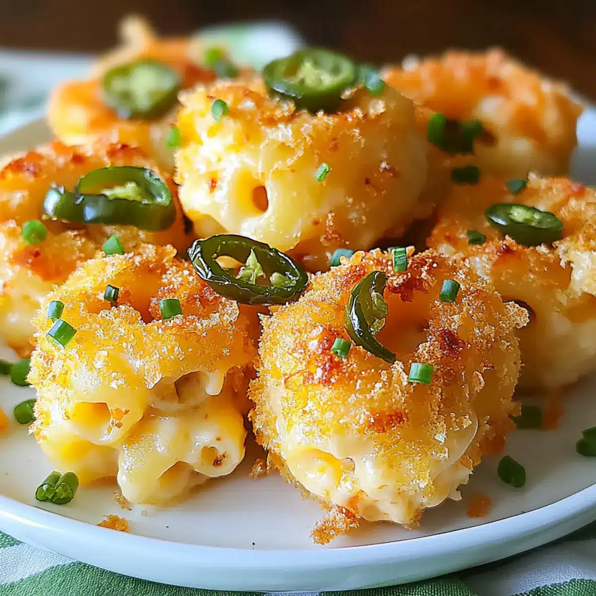 Jalapeno Mac and Cheese Bites