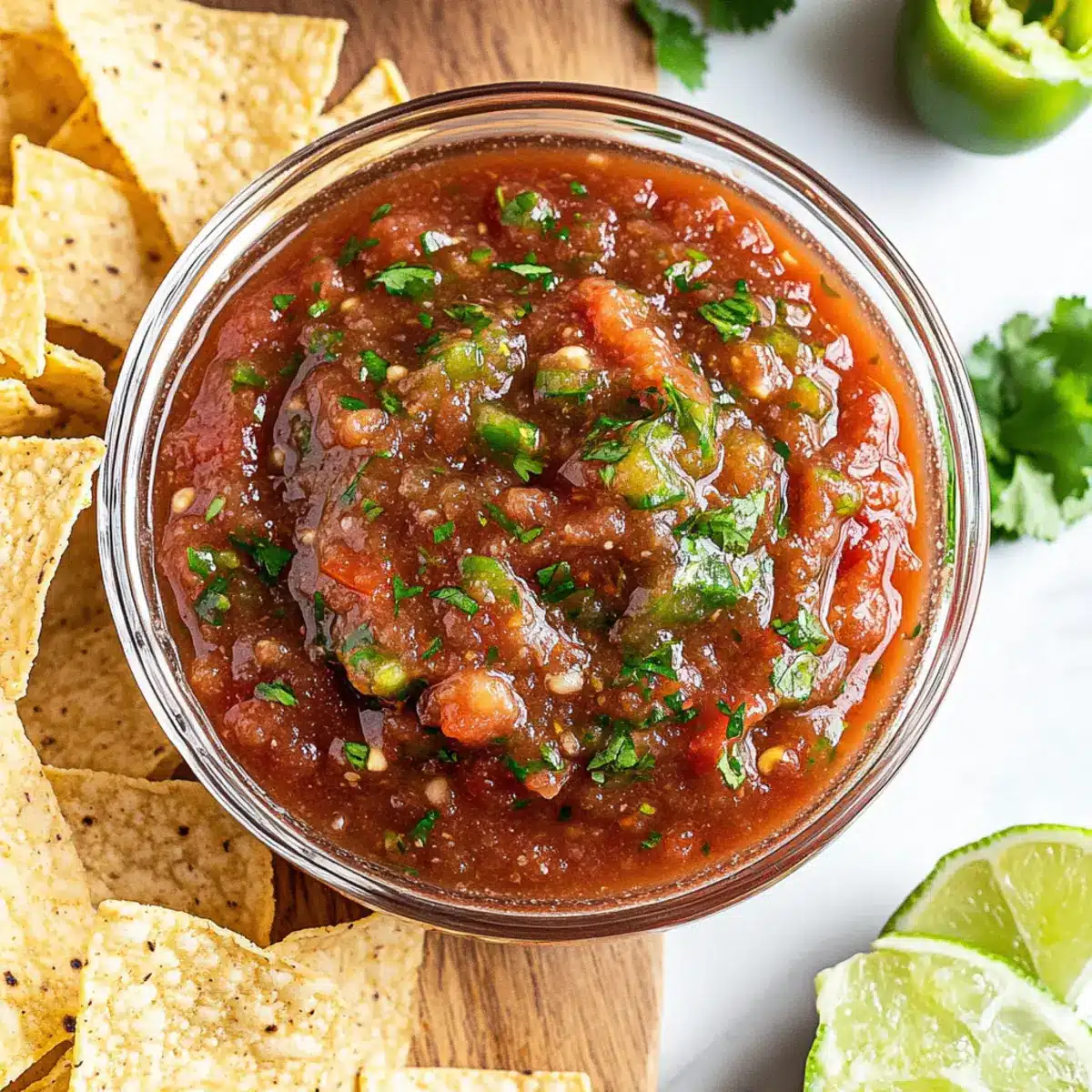 homemade restaurant-style salsa