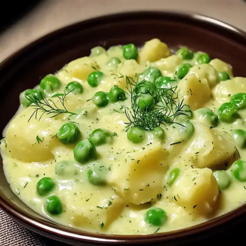 Creamed Peas and Potatoes