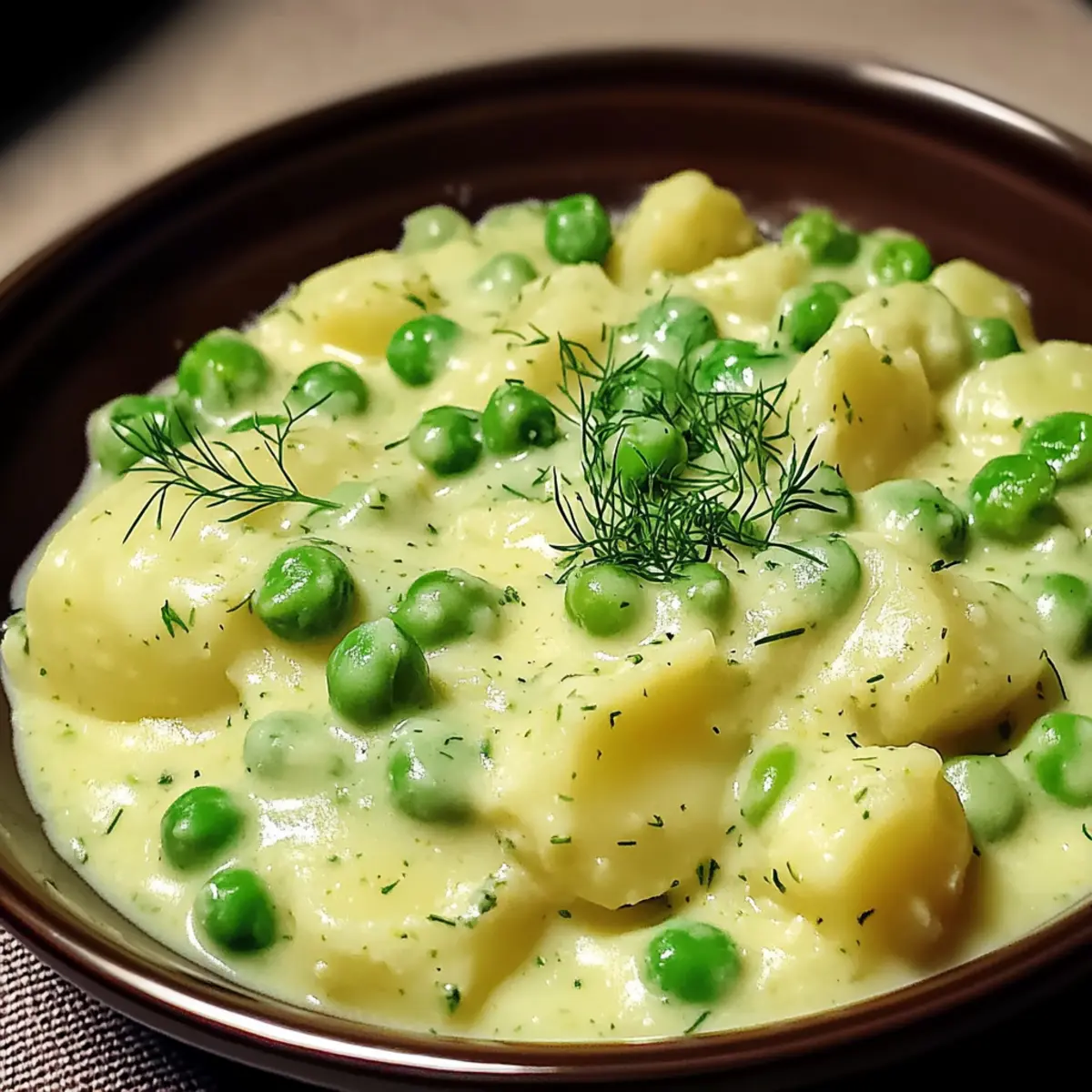 Creamed Peas and Potatoes