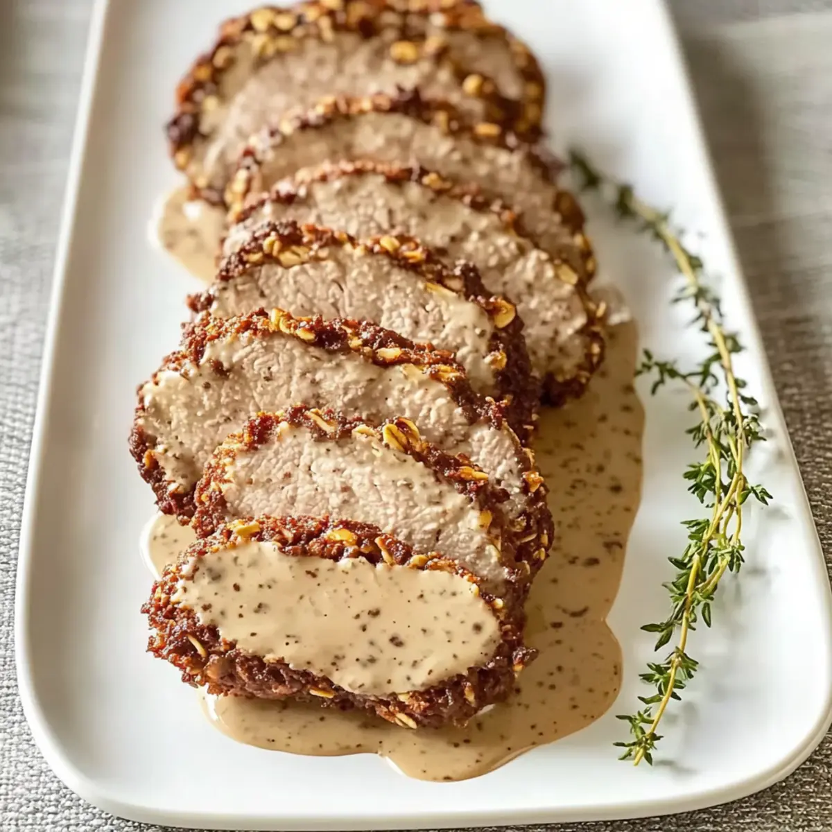 Easy & Juicy Pork Tenderloin with Dijon Cream Sauce