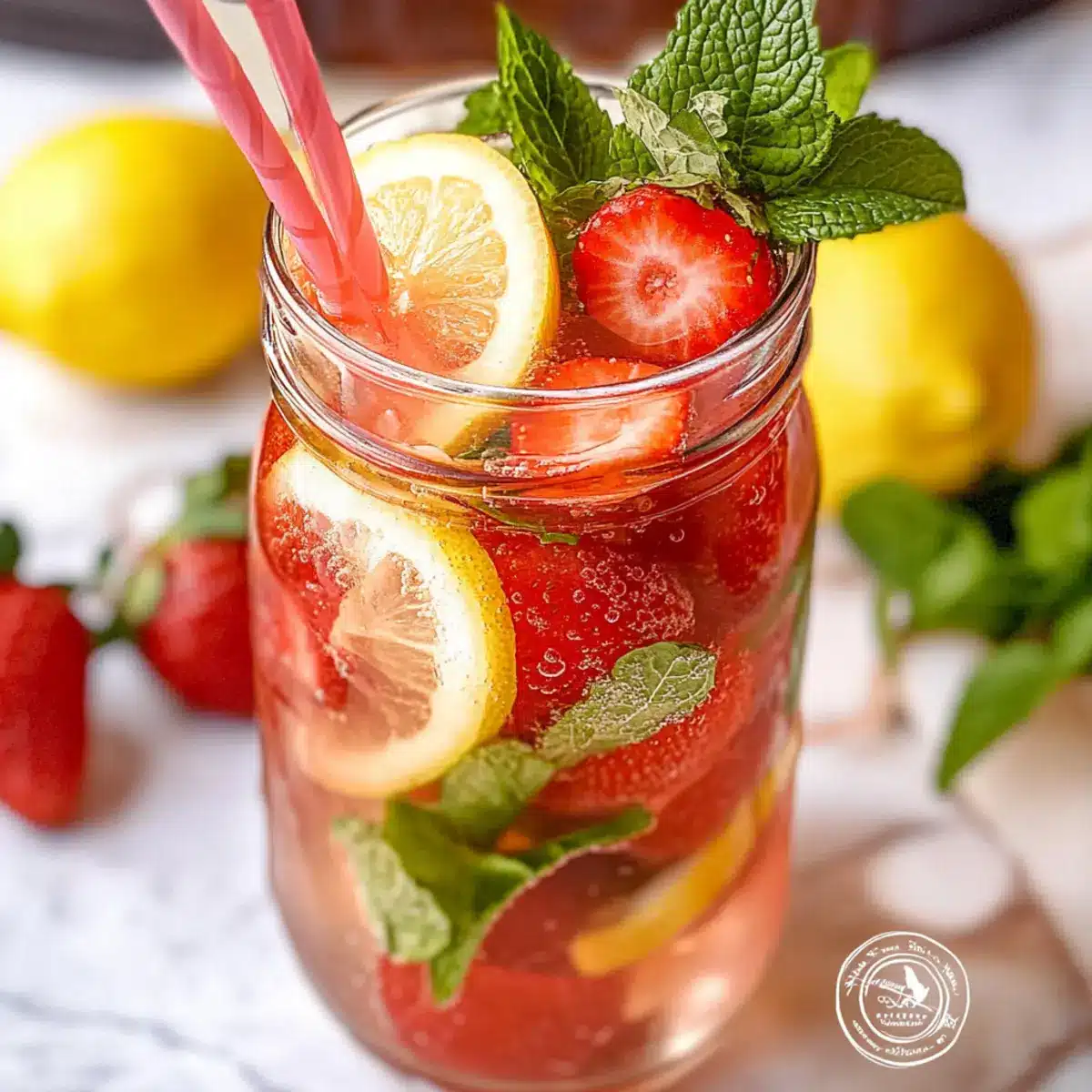 Strawberry Mojito Mocktail
