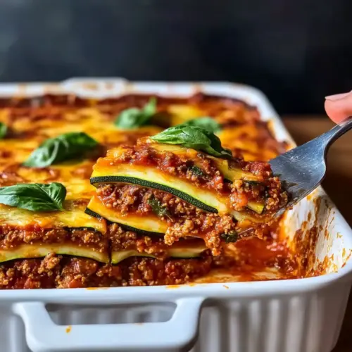 Keto Zucchini Lasagna (No Pasta Lasagna!)