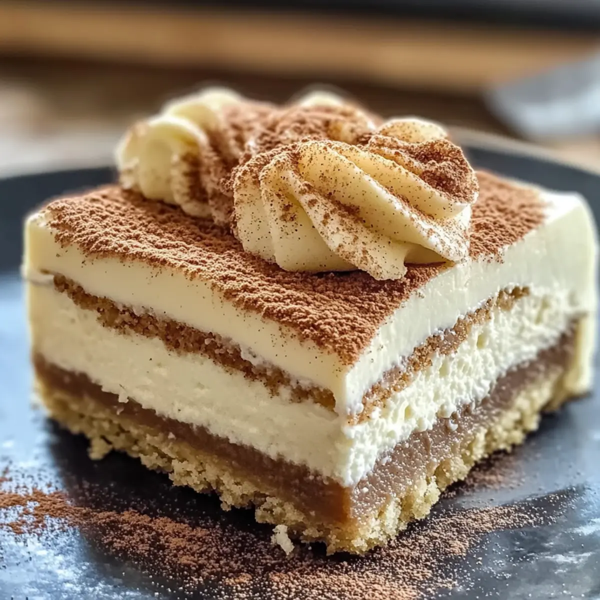 Cinnamon Churro Cheesecake Delight