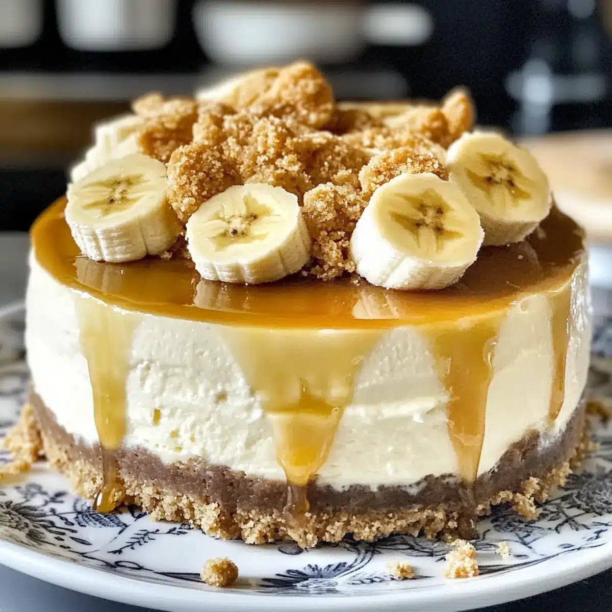 Bananas Foster Cheesecake