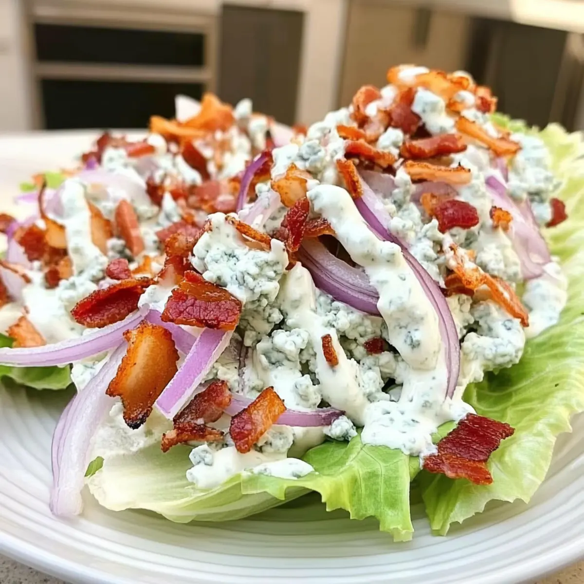 Classic Wedge Salad with Blue Cheese Dressing